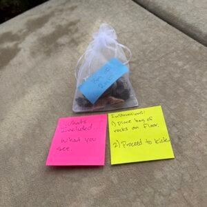 bag of rocks to kick